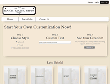 Tablet Screenshot of myknickknackgifts.com
